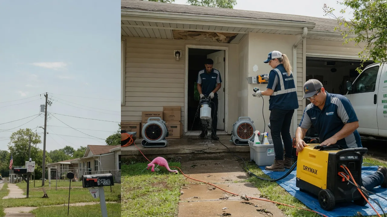 Storm Damage Water Removal in League City, TX near me